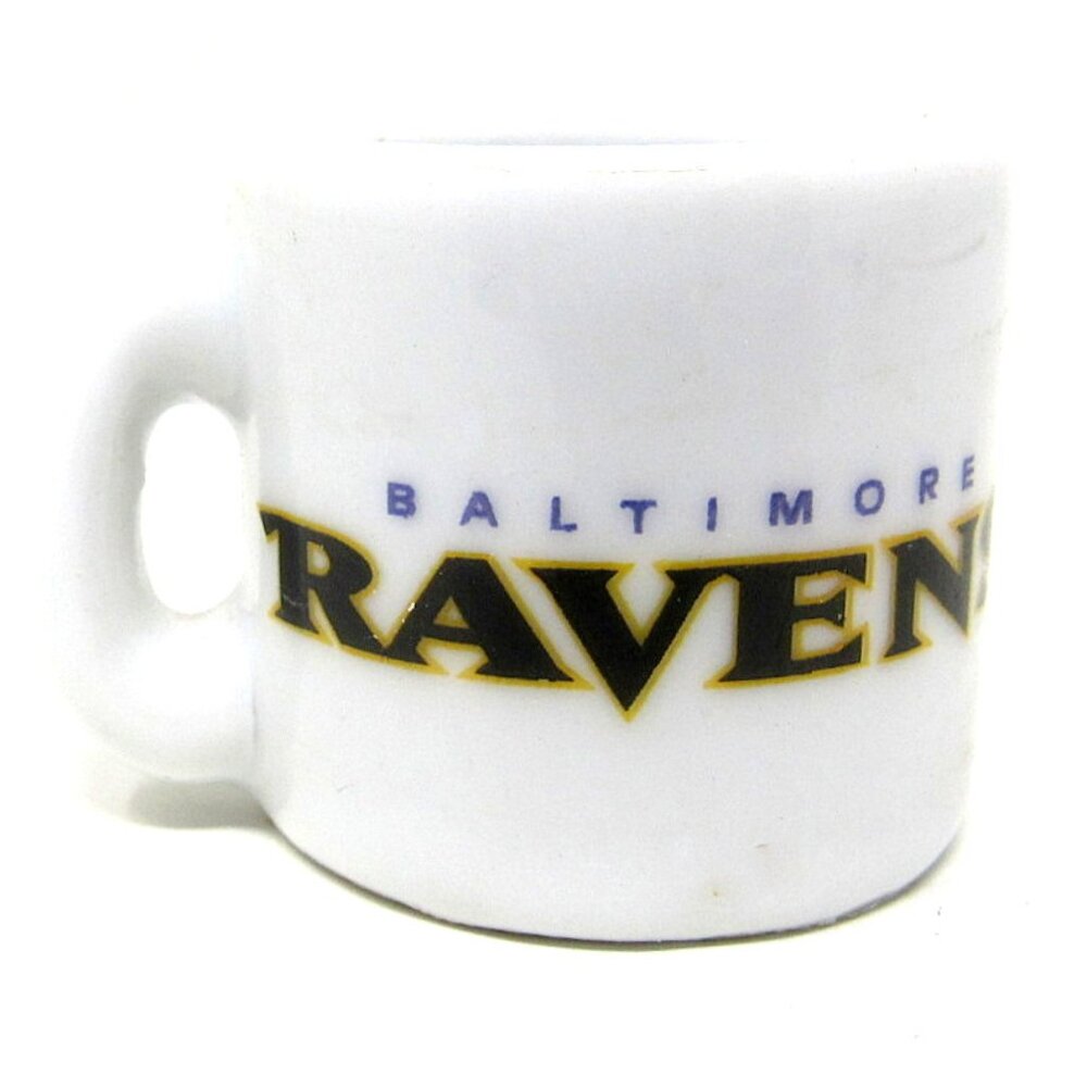 Baltimore Ravens Mini Mug NFL Football 1" Ceramic Miniature Cup Display